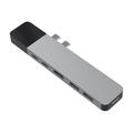 HyperDrive NET 6-i-2 USB-C-hub - Space Grey