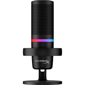 HyperX DuoCast gaming-mikrofon med RGB-lys - sort
