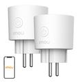 IMOU CE2P WiFi-smartstik med energiovervågning, tidsprogrammering og stemmestyring - 2 stk.