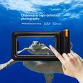 IPX8-vandtæt, flydende telefonetui med to opbevaringsrum - 7.5" - hvid