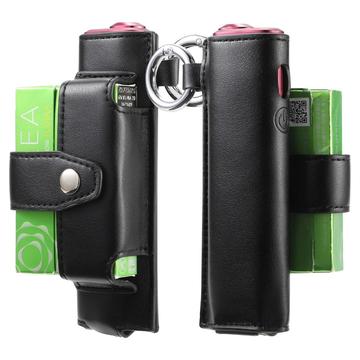 IQOS ILUMA i One/ILUMA One E-cigaret læderetui - Sort