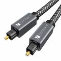 IVANKY - Digital Toslink fiber lydkabel - Til TV/PS4/Xbox/Anlæg - 3m