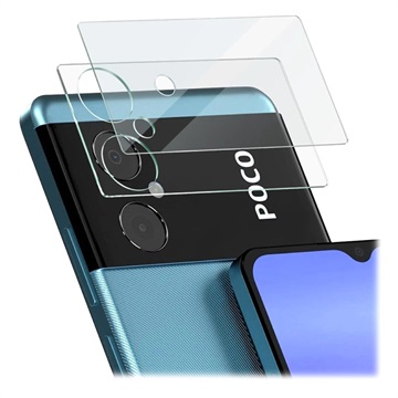 Imak 2-i-1 HD Xiaomi Poco M4 5G Kamera Linse Hærdet Glas