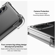 Samsung Galaxy S24+ Imak Faldsikkert TPU Cover - Gennemsigtig