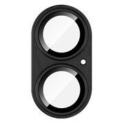 iPhone 17 Imak Fulddækkende kameralinsebeskytter i metal og hærdet glas - Sort