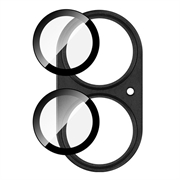 iPhone 17 Imak Fulddækkende kameralinsebeskytter i metal og hærdet glas - Sort