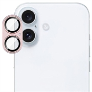 iPhone 17 Imak Fulddækkende kameralinsebeskytter i metal og hærdet glas - Pink