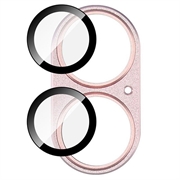 iPhone 17 Imak Fulddækkende kameralinsebeskytter i metal og hærdet glas - Pink