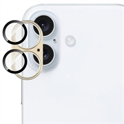 iPhone 17 Imak Fulddækkende kameralinsebeskytter i metal og hærdet glas - Gul