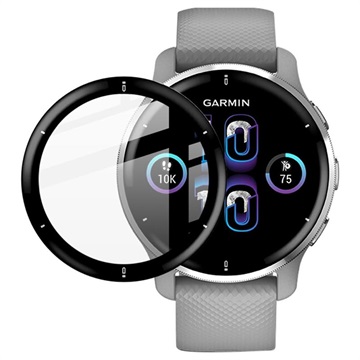 Imak Full Coverage Garmin Venu 2 Plus Skærmbeskytter - Sort