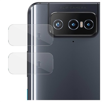 Imak HD Asus Zenfone 8 Kamera Linse Hærdet Glas - Holdbar Beskyttelse, 2 Stk.