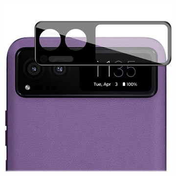Motorola Razr 40 Imak HD Kamera Linse Hærdet Glas Beskytter - Sort