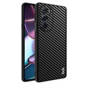 Imak LX-5 Motorola Edge X30 Hybrid Cover - Karbonfiber - Sort