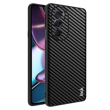Imak LX-5 Motorola Edge X30 Hybrid Cover - Karbonfiber - Sort