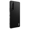 Imak LX-5 Sony Xperia 1 III Hybrid Cover - Karbonfiber - Sort