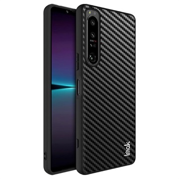 Imak LX-5 Sony Xperia 1 IV Hybrid Cover - Karbonfiber - Sort
