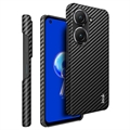 Imak Ruiyi Asus Zenfone 9 Belagt Cover - Karbonfiber - Sort