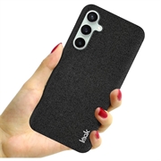 Samsung Galaxy S24 FE Imak Ruiyi Hybrid Cover - Karbonfiber - Sort