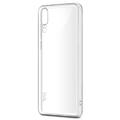 Huawei P20 Imak Stealth TPU Cover med Beskyttelsesfilm - Gennemsigtig