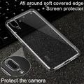 Huawei P20 Imak Stealth TPU Cover med Beskyttelsesfilm - Gennemsigtig