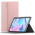 Infiland Classic Stand Samsung Galaxy Tab S6 Lite Folio Cover - Pink