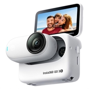 Insta360 GO 3S Actionkamera - 64GB, 4K - Arktisk hvid