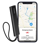 Invoxia GPS Tracker Pro til tyverisikring og præcis lokalisering - sort