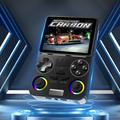 J36 Ultra Retro håndholdt spilkonsol med RGB-joysticks – sort