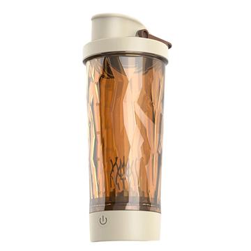 JBB-103 Elektrisk proteinshaker / selvomrørende flaske 600ml - Rav