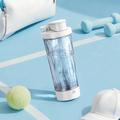 JBB-103 Elektrisk proteinshaker / selvomrørende flaske 600ml - hvid