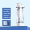 JBB-103 Elektrisk proteinshaker / selvomrørende flaske 600ml - hvid
