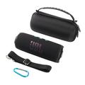 JBL Flip 7 Stødsikker EVA bæretaske / opbevaringstaske med rem - Sort