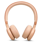 JBL Live 670NC trådløse on-ear-hovedtelefoner med ANC - beige