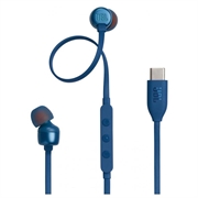 JBL Tune 310C Pure Bass USB-C In-Ear-hovedtelefoner - Blå