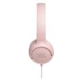 JBL Tune 500 PureBass On-Ear Høretelefoner (Open Box - Fantastisk stand) - Pink
