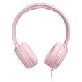JBL Tune 500 PureBass On-Ear Høretelefoner (Open Box - Fantastisk stand) - Pink