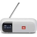 JBL Tuner 2 bærbar Bluetooth-højttaler med DAB/DAB+ og FM-radio - hvid
