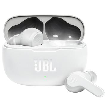 JBL Wave 200TWS Trådløse Høretelefoner med Opladningsetui - Hvid