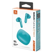 JBL Wave Flex 2 True Wireless-øretelefoner med ren baslyd - Blå