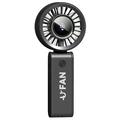 JF133 Bærbar, håndholdt, sammenklappelig ventilator - 3600mAh