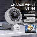 JF133 Bærbar, håndholdt, sammenklappelig ventilator - 3600mAh - Hvid