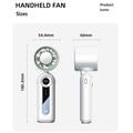 JF163 3-i-1 håndholdt ventilator med 199 hastighedstrin - 4000mAh - hvid