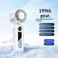 JF163 3-i-1 håndholdt ventilator med 199 hastighedstrin - 4000mAh - hvid