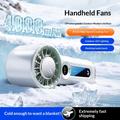 JF163 3-i-1 håndholdt ventilator med 199 hastighedstrin - 4000mAh - hvid