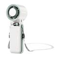JF168 Bærbar håndholdt ventilator med luftkøler, 6000mAh - hvid