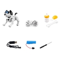 JJRC R19 Smart Robot Hund med Fjernbetjening til Børn - Hvid / Sort