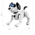 JJRC R19 Smart Robot Hund med Fjernbetjening til Børn - Hvid / Sort