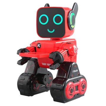 JJRC R4 RC Cady Wile Smart Robot med Stemme og Fjernbetjening - Rød