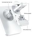 JJT-987 15W QI Trådløs MagSafe oplader til bil/bilholder med ventilationsklips - MagSafe-kompatibel - hvid