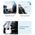 JJT-987 15W QI Trådløs MagSafe oplader til bil/bilholder med ventilationsklips - MagSafe-kompatibel - hvid